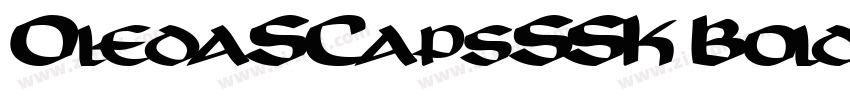 OledaSCapsSSK BoldIt字体转换
